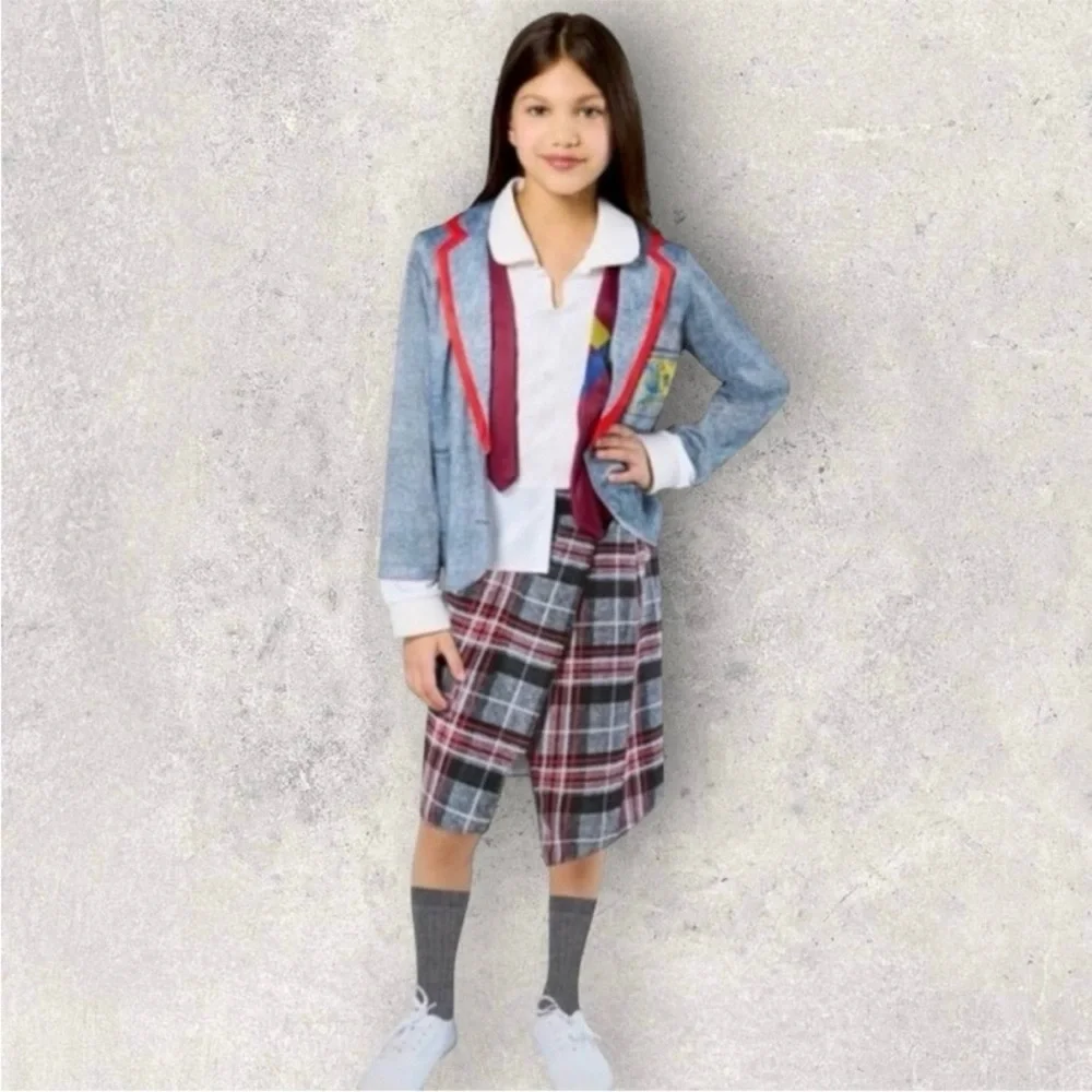 NWT Beetlejuice Beetlejuice Astrid school uniform- Size small kids